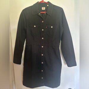 Levi's Black Denim Dress